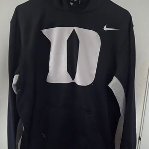 Nike Black and White Sweatshirt Performance Apparel